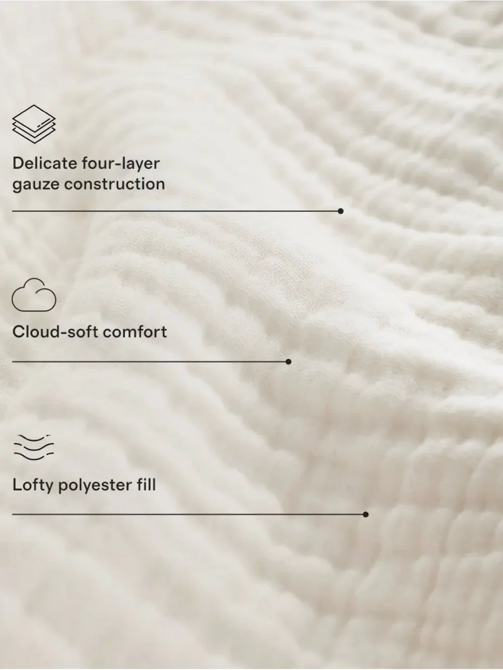 Fig Organic Cotton Gauze Toddler Quilt